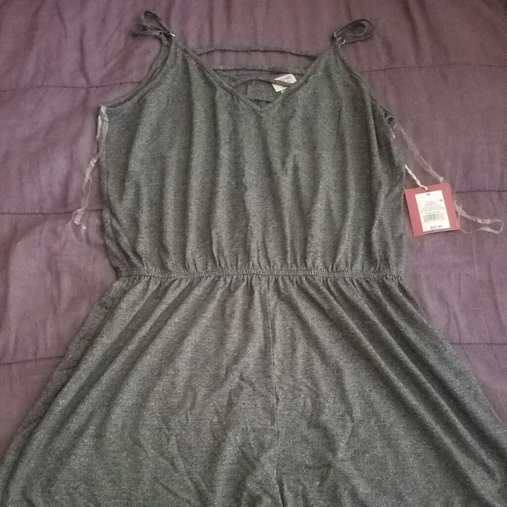 Gray romper